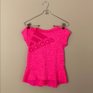 Adidas performance melange tee size 8/10 girls